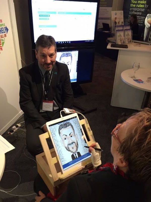 chris caricaturist